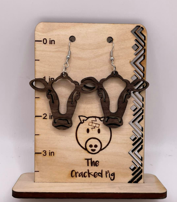 The Cracked Pig - Wholesale Dangle Earrings - Farm Animal Earrings1