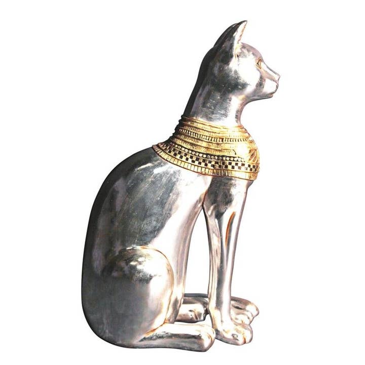 LM Treasures - Wholesale Decorative Figurine - Small Egyptian Bastet Cat Life Size Statue2