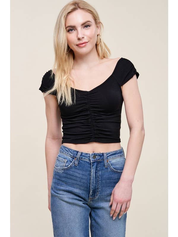 Charlotte Avery - Wholesale Blouse - Women's - Ruched Top6