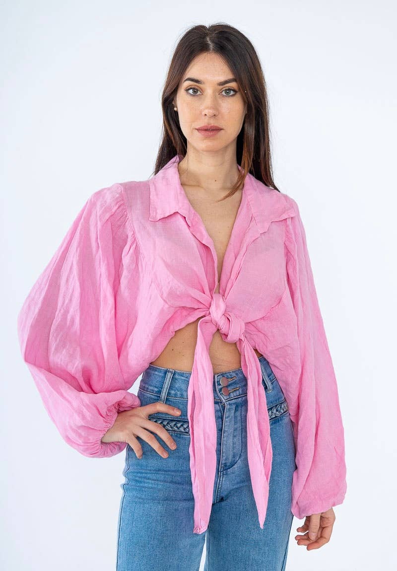 LINEN & COTTON HOUSE - Vente Chemisier – femme - 56811 100 % LINEN GILET 8