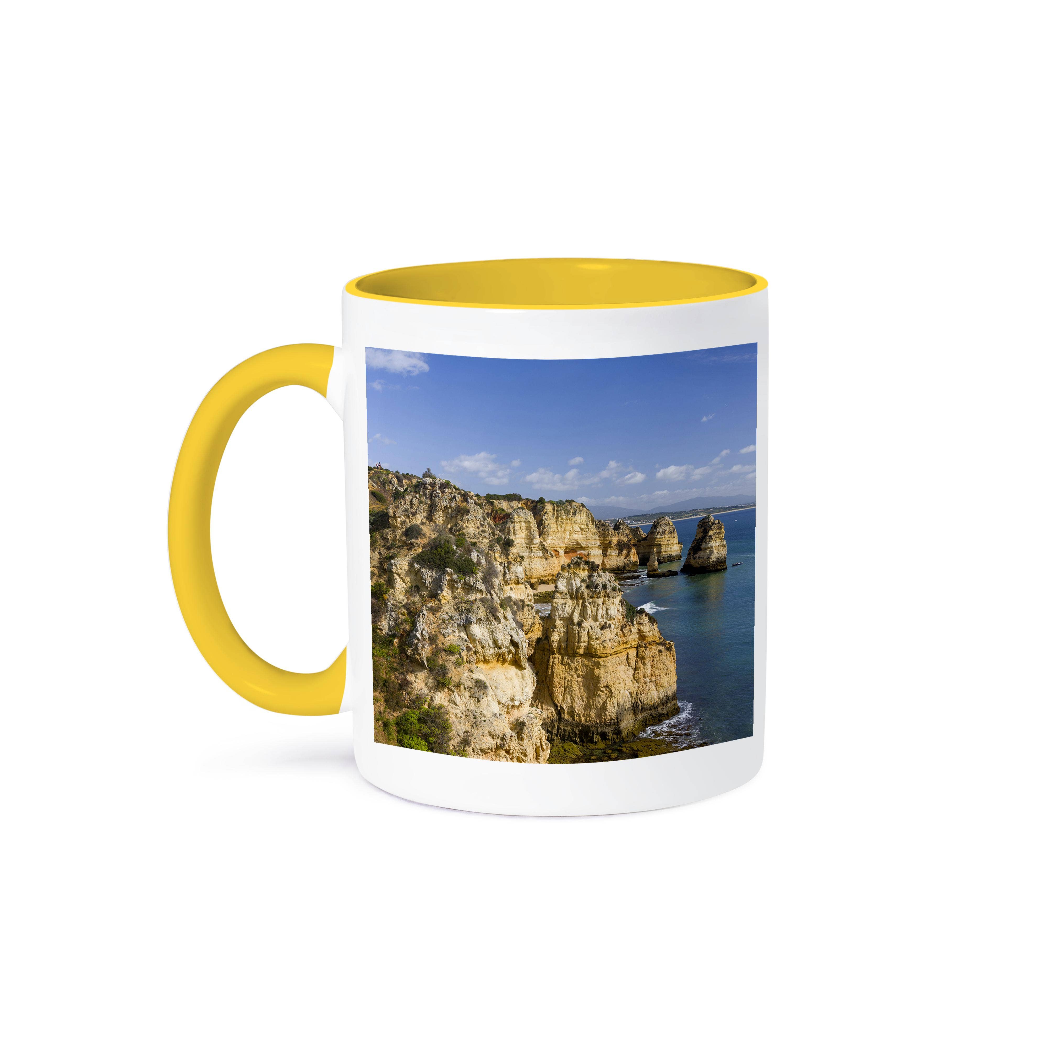 3dRose - Vente Tasse à café - 3dRose, Falaises et stacks marins de Ponta da Piedade, Algarve, Portugal., Tasse0