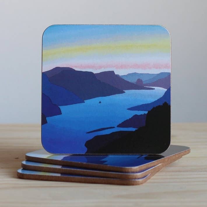 Crown Point & Beacon Rock Coasters for wholesale by IamBibby