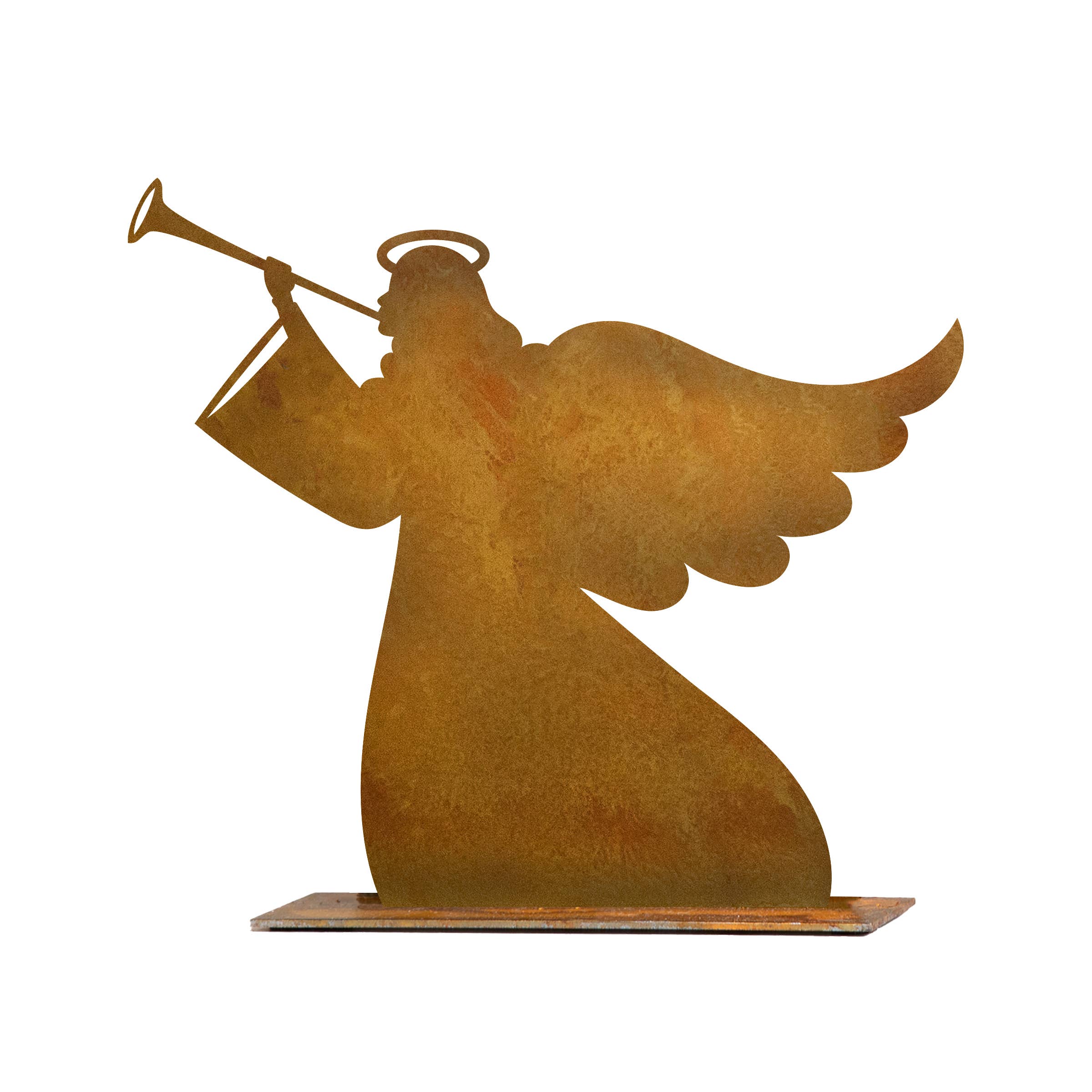 Prairie Dance - Vente Décoration de Noël - Ange de Noël, figurine d'ange en métal rustique, silhouette8