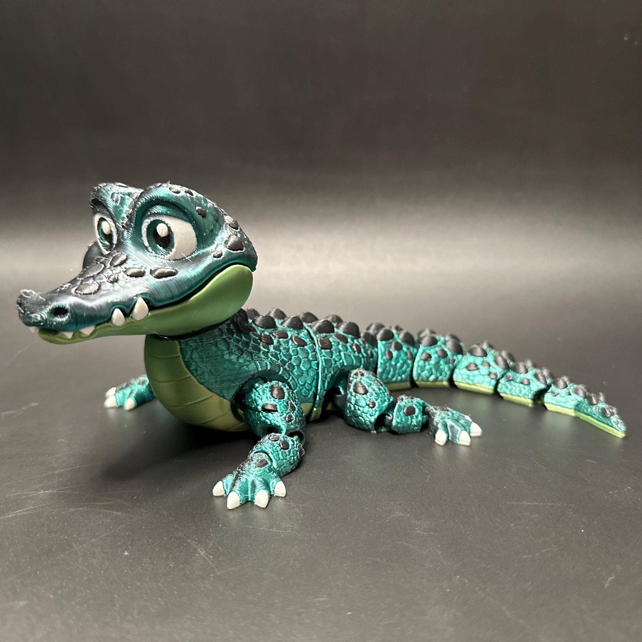 <3 Studio - Vendita all'ingrosso Figurina giocattolo - Bambini - Figura Articolata di Coccodrillo per Amanti dei Croc2