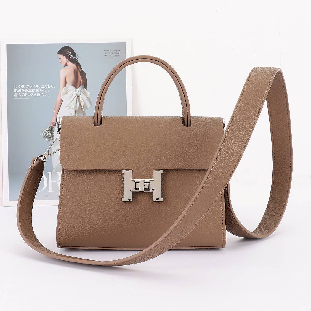 3AM BY H&D ACCESSORIES - Wholesale Top Handle Bag - Women's -  Faux Leather Flap Bag4