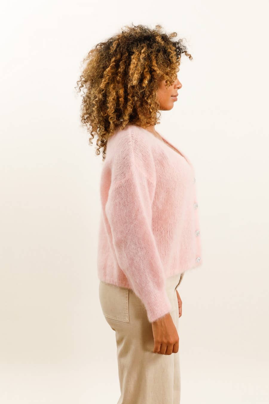LÉA & LUC - Wholesale Cardigan - Women's - Mohair cardigan REF. 280659