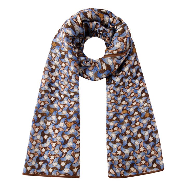 Alhambra de Granada Printed Scarf - 180x65 cm - Modal for wholesale by Hamzah
