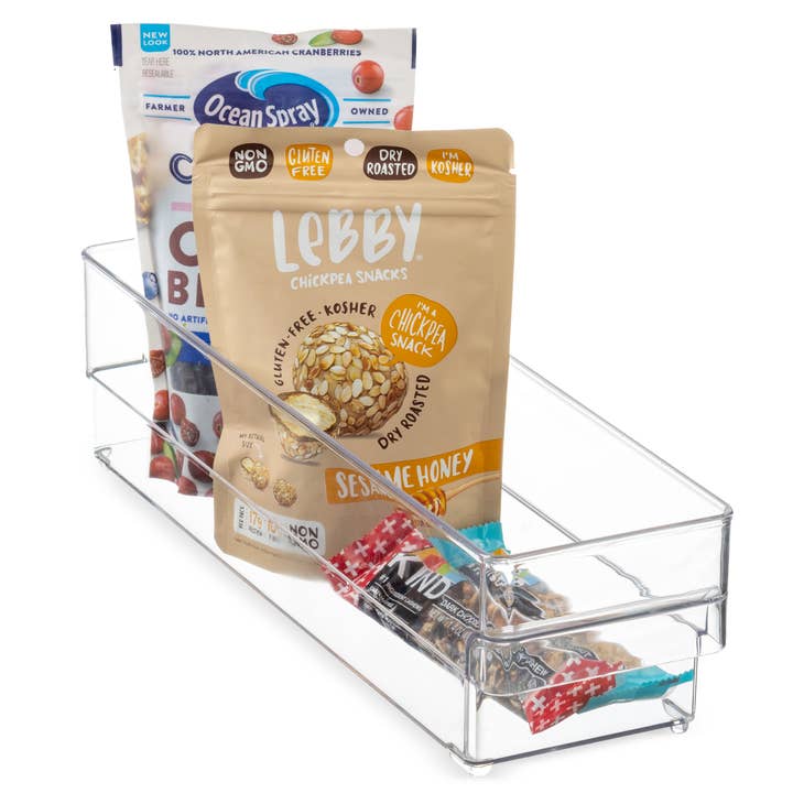 Alpine – Großhandel Küchenaufbewahrung/-Organizer – Ultrastarke, durchsichtige Aufbewahrungsbehälter für Kühlschrank, Speisekammer (1 Mülleimer)