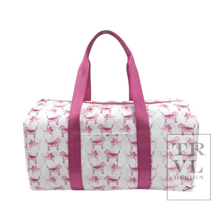 TRVL Design - Wholesale Weekender Bag - Women's - Duffel - Puppy Love Pink Weekender Bag