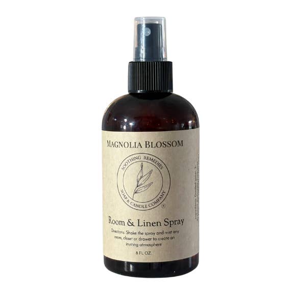 Magnolia Blossom Room & Linen Spray for wholesale by Soothing Remedies Soap and Candle Company
