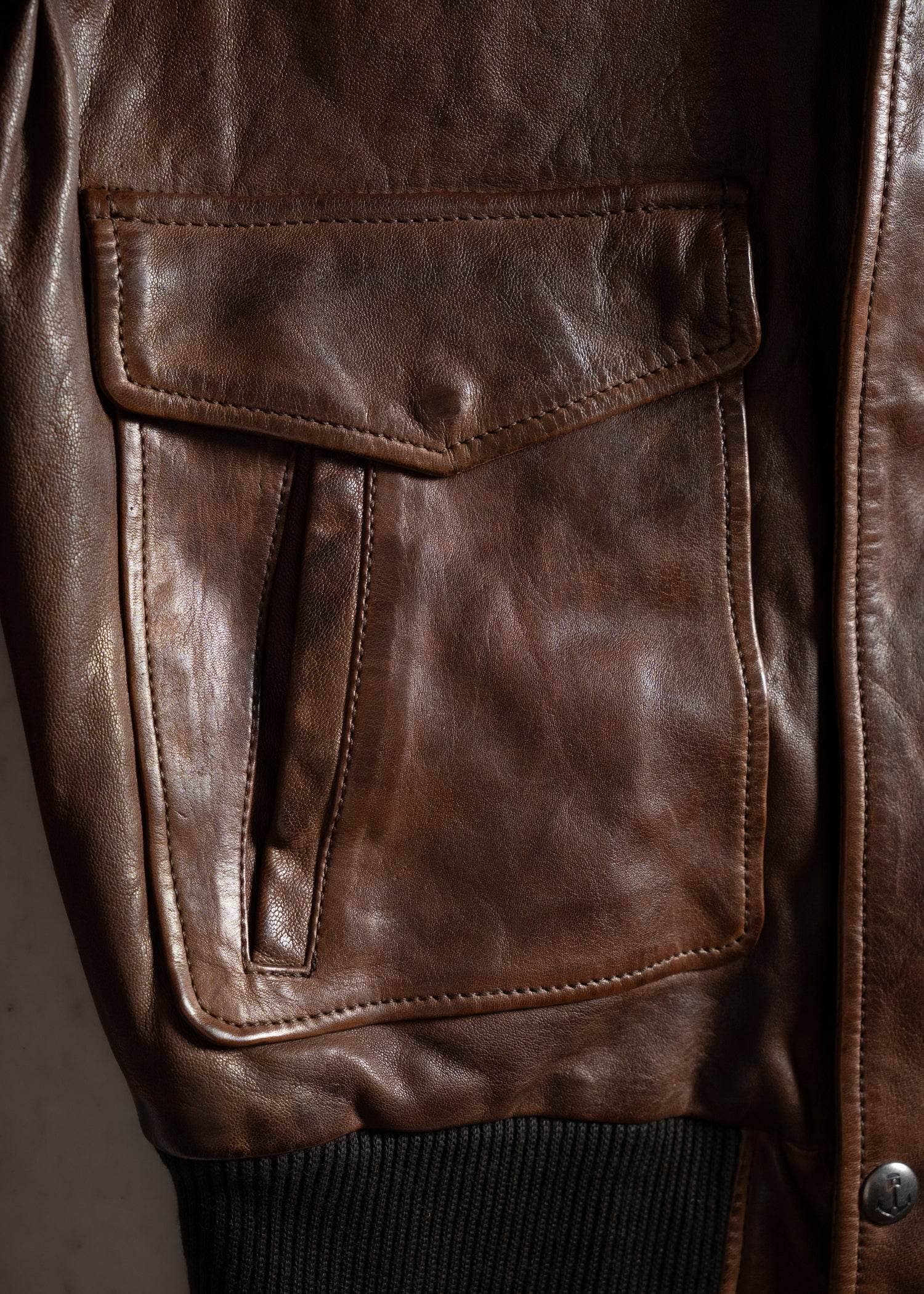 Iron & Resin – wholesale Leather jacket – Men′s – Hanson Cow Leather Jacket6