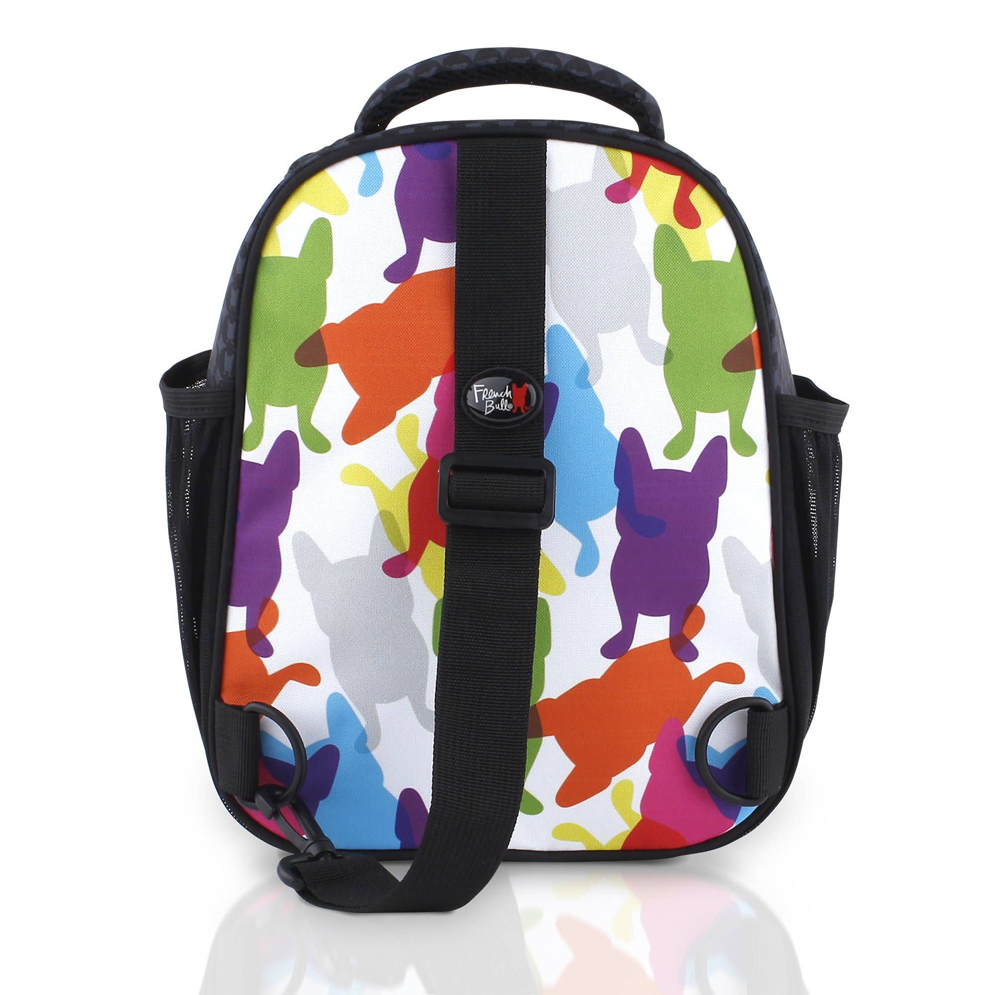 French Bull - Vente Sac/boîte repas - Sac à lunch CMYK Happy Frenchie Sling1
