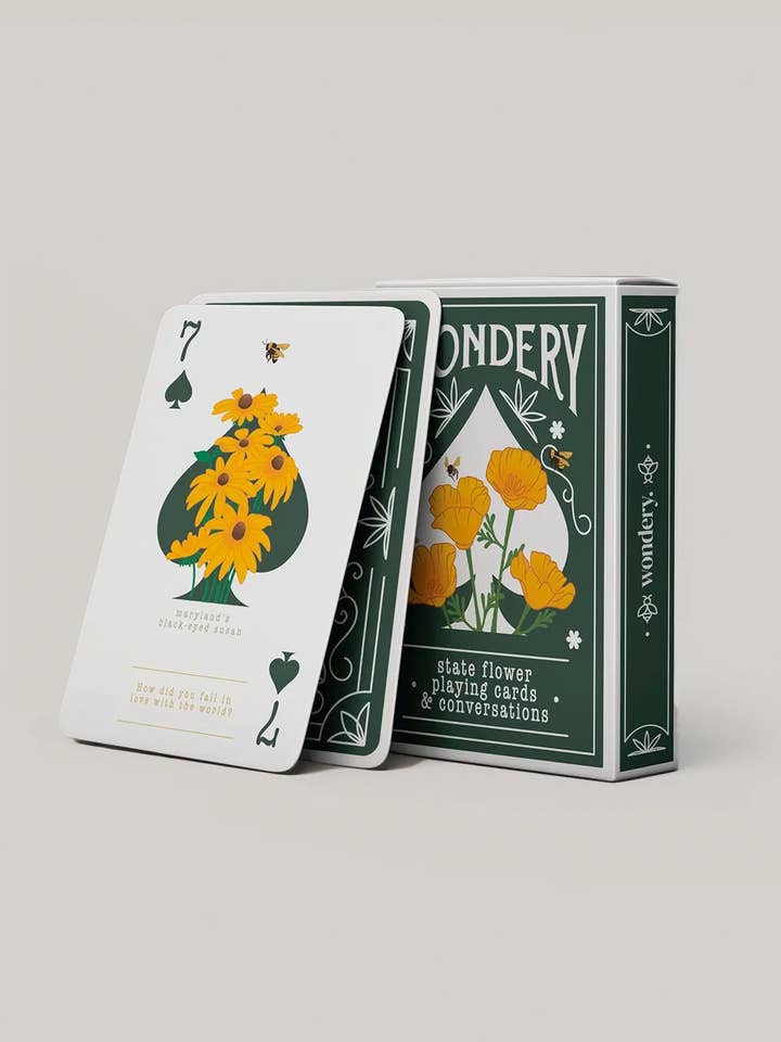 Flowers of America Playing Cards for wholesale by Wondery Outdoors