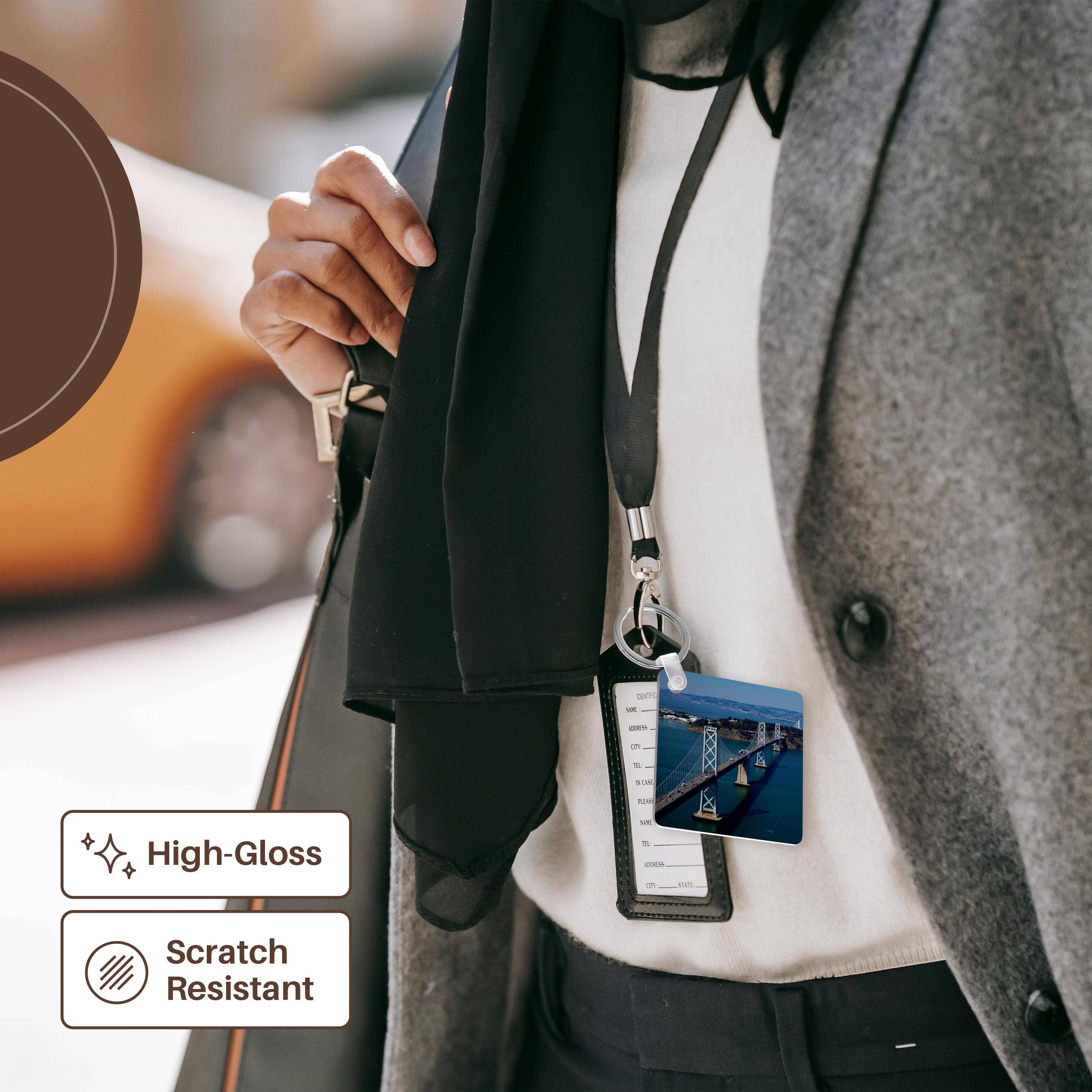 3dRose - Wholesale Keychain - Unisex - 3dRose, USA, California, San Francisco–Oakland Bay Bridge, Key Chain6