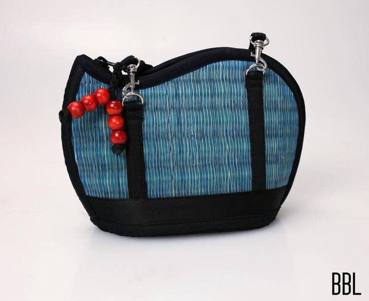 Baskets of Cambodia - Wholesale Crossbody Bag - Women's - Small Asymmetrical Kiri Wave Purse36