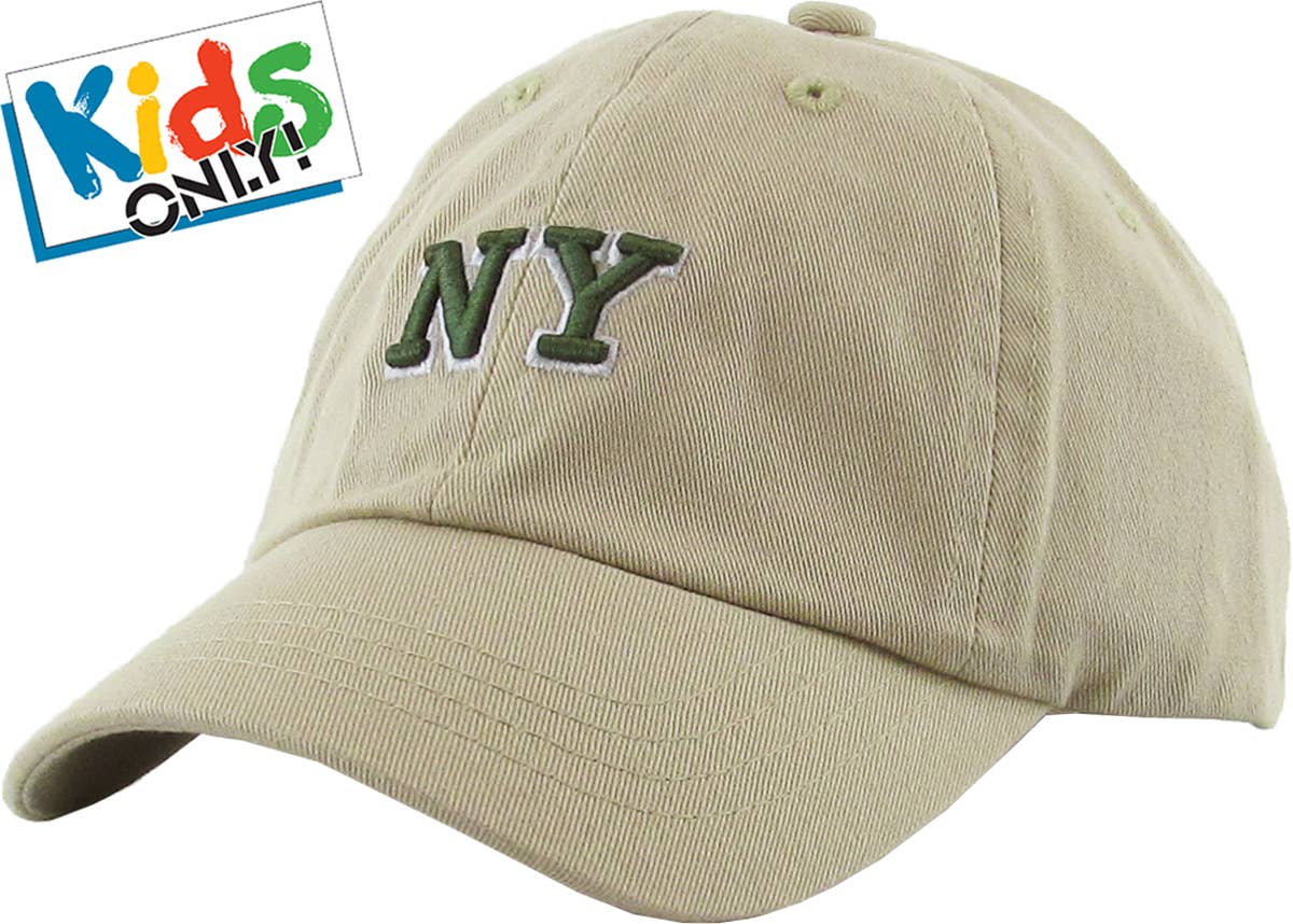 KBETHOS - Wholesale Baseball Cap - Kids - Kids NY Low Profile Cotton Baseball Cap9
