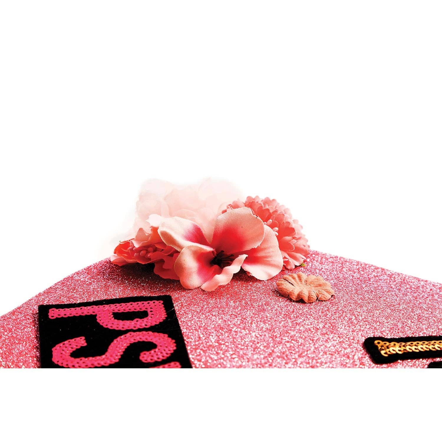 Once Upon A Time - Vendita all'ingrosso Cappello/Corona da festa - Decorazione floreale fatta a mano per cappello di laurea13