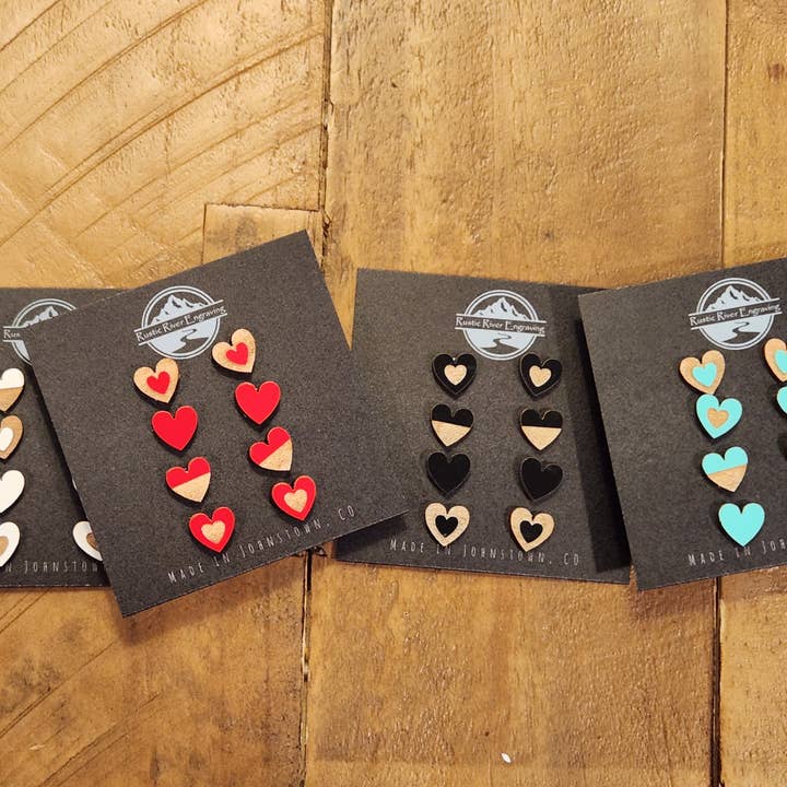 Clous Coeur pour la vente par Rustic River Engraving