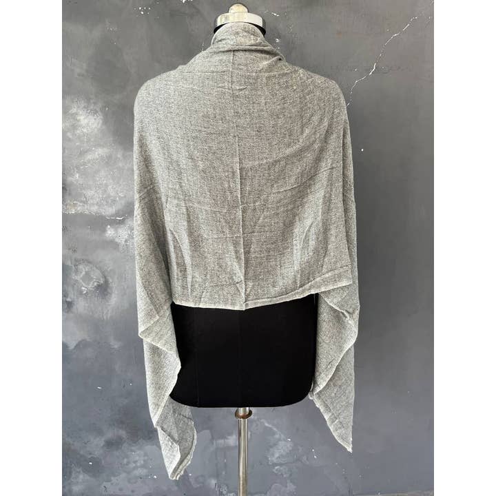 Bhawana Handicrafts - Wholesale Sjaal - Dames - Sjaal Sjaal van wol en zijde, bruiloftssjaal, handgeweven stola1