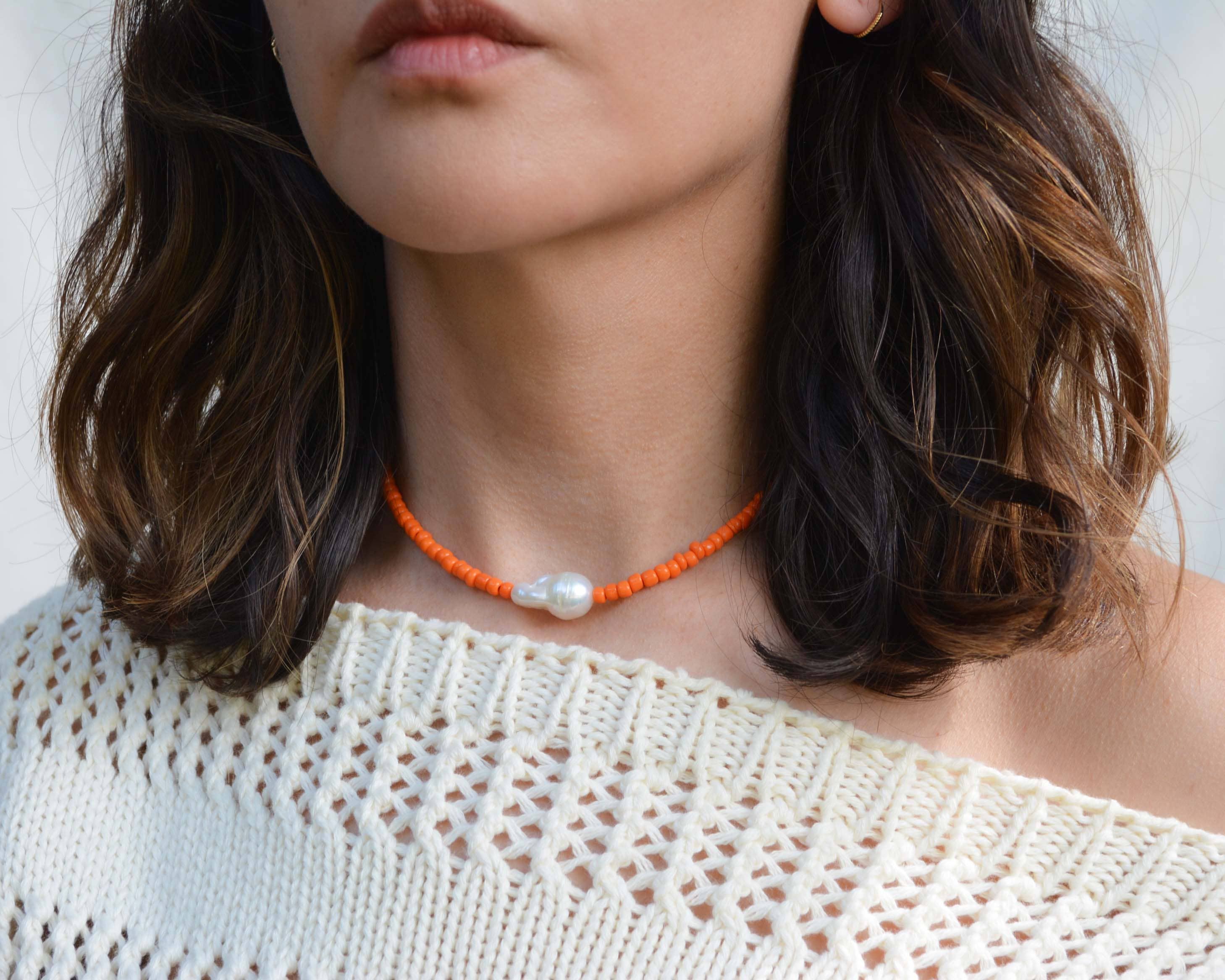 Gem & Blue – Engroshandel Perlehalskæde – Gemma perle halskæde5