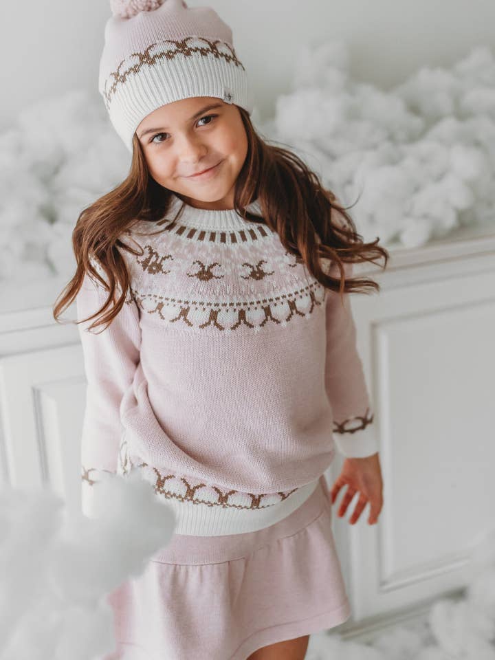 Faire Isle Sweater for wholesale by Love and Grow Clothing Co