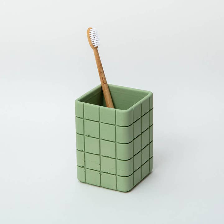 Block Design - Wholesale Toothbrush Holder - Tile Toothbrush Holder