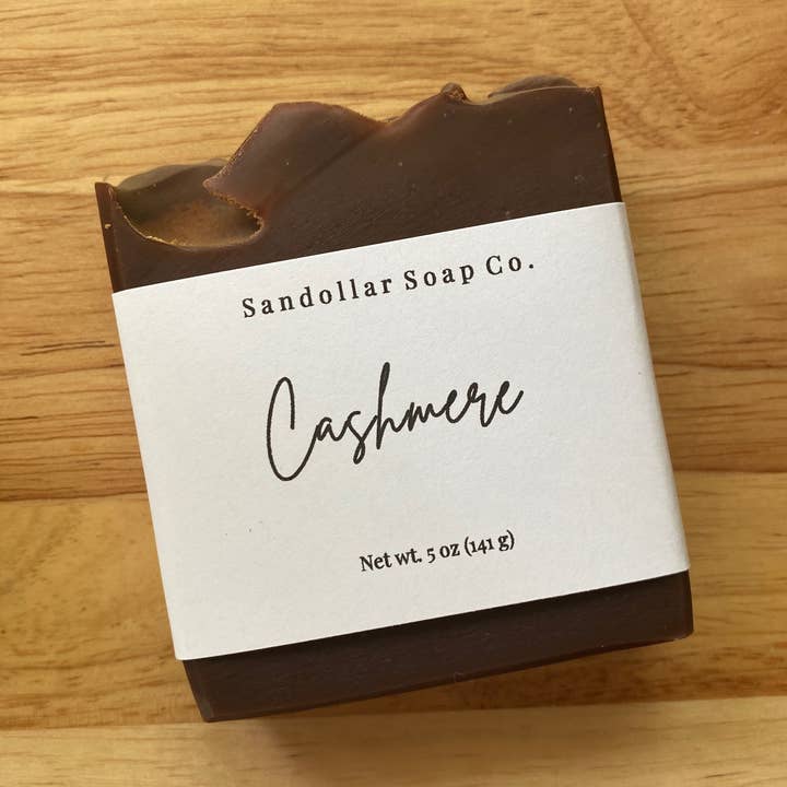 Cashmere Shea Butter Bar Soap for wholesale by Sandollar Soap Co.