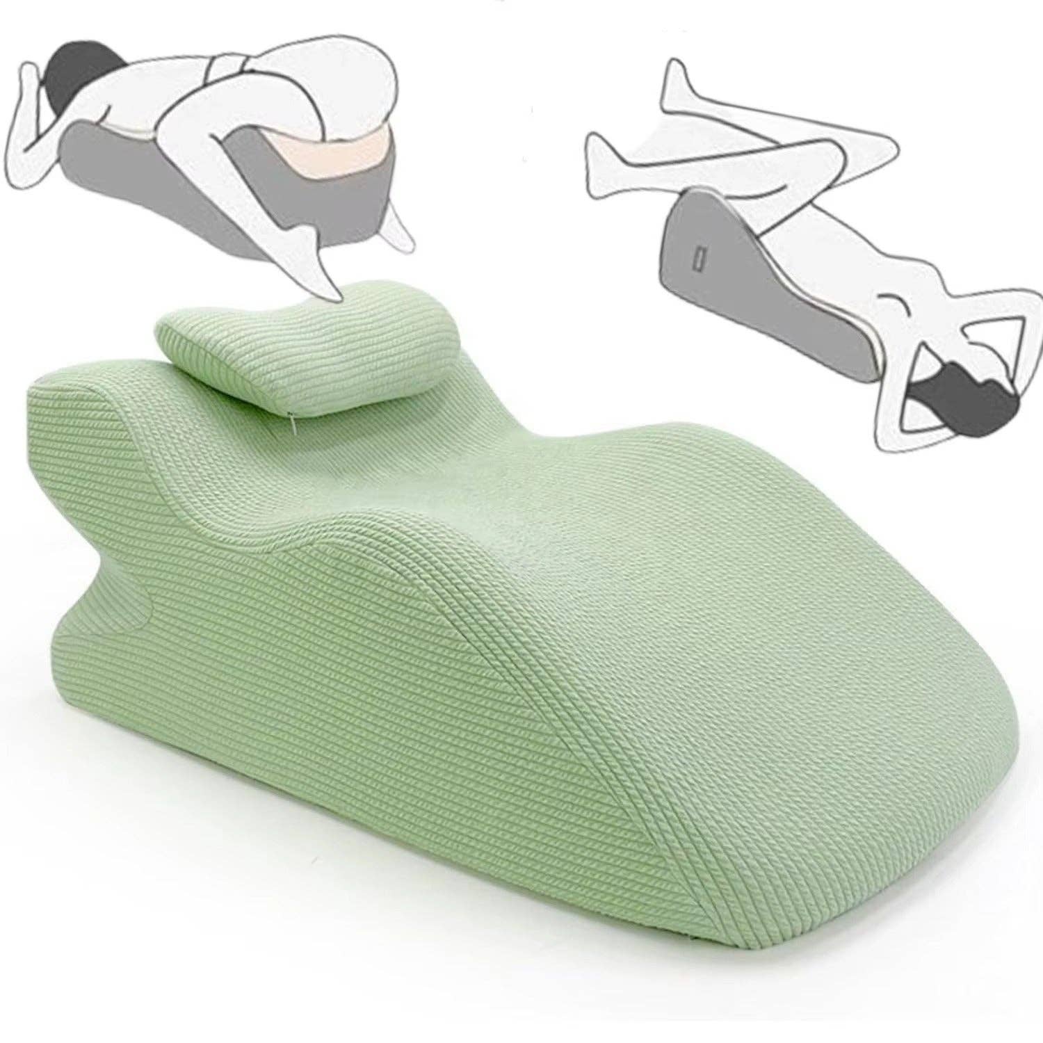 VIGOR - Vente Oreillers - Coussin de dossier triangulaire, coussin de lecture, coussin en coin pour tête de lit6