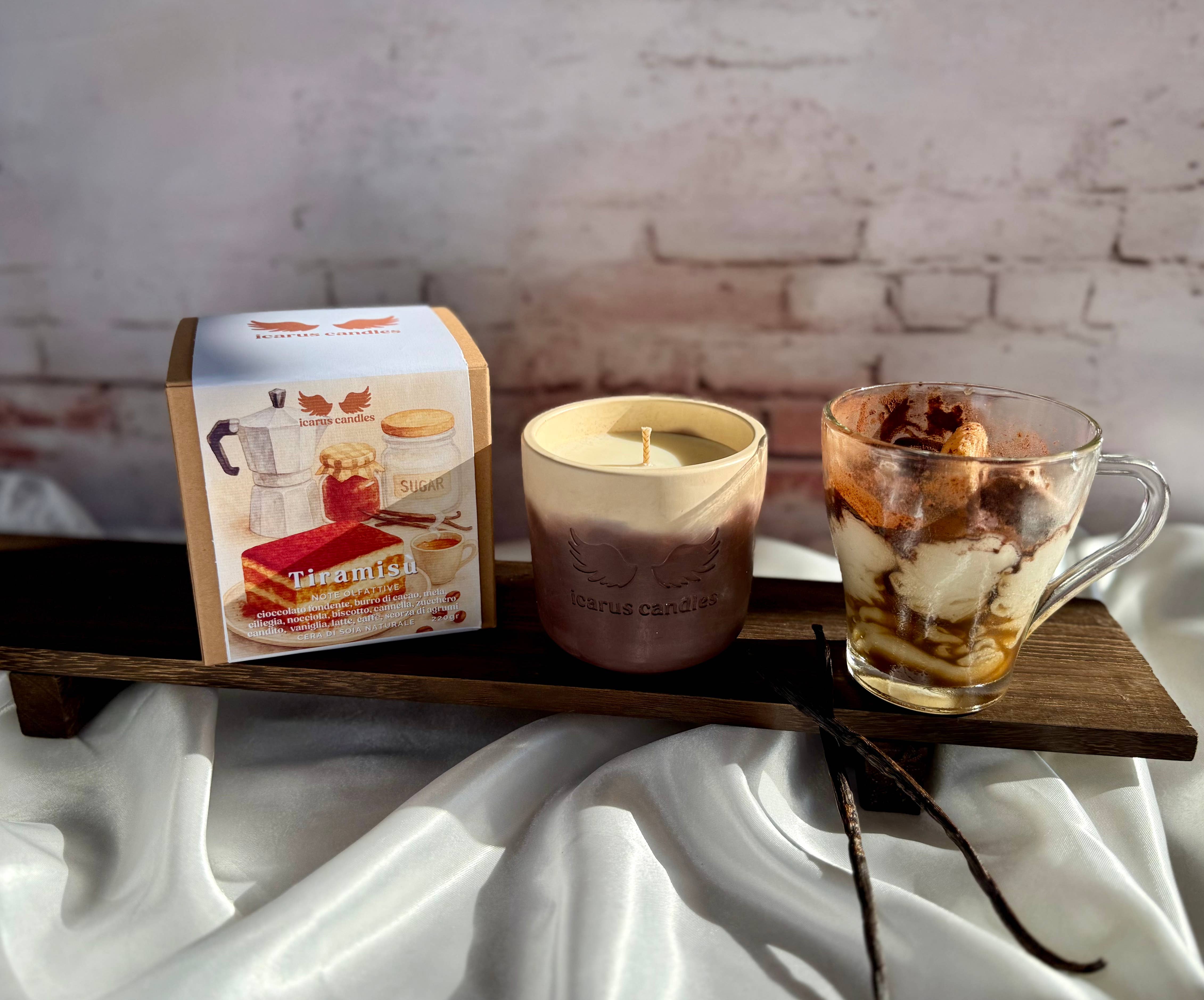 Icarus Candles - Wholesale Jar/Filled Candle - Candela - Tiramisu5