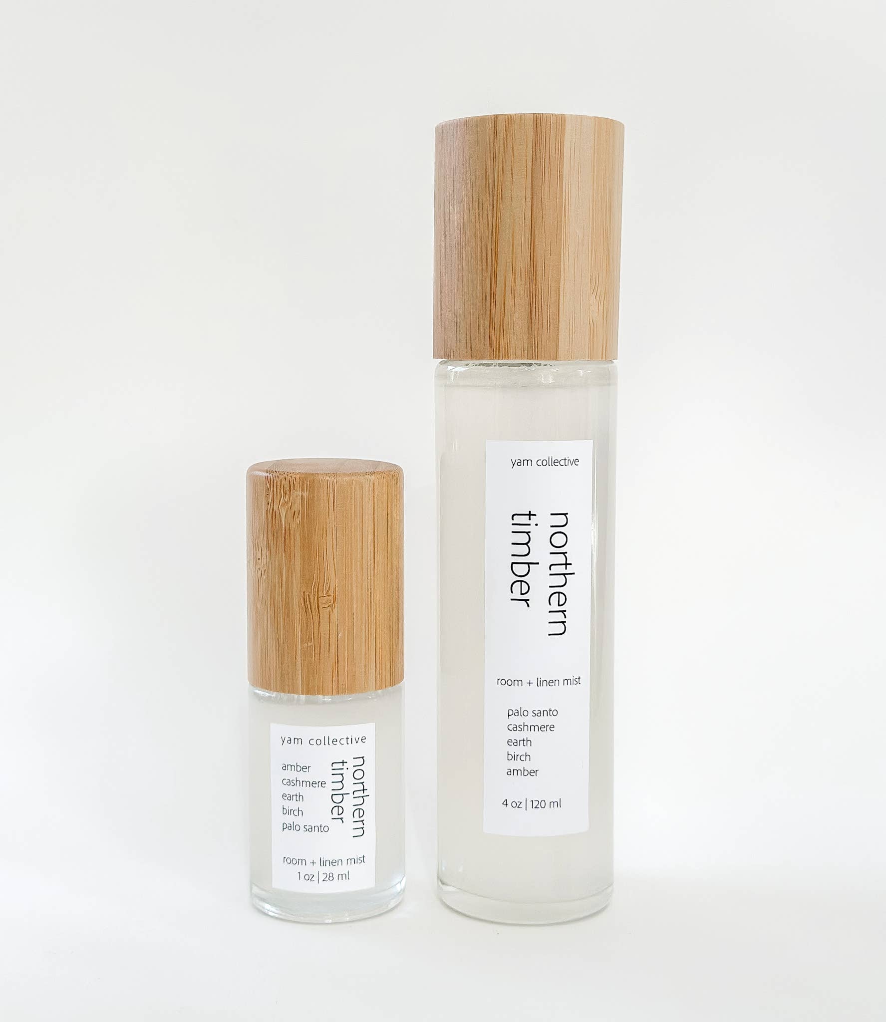 yam collective - Wholesale Room & Linen Spray - Northern Timber - 4 oz Palo Santo + Birch Room & Linen Mist1