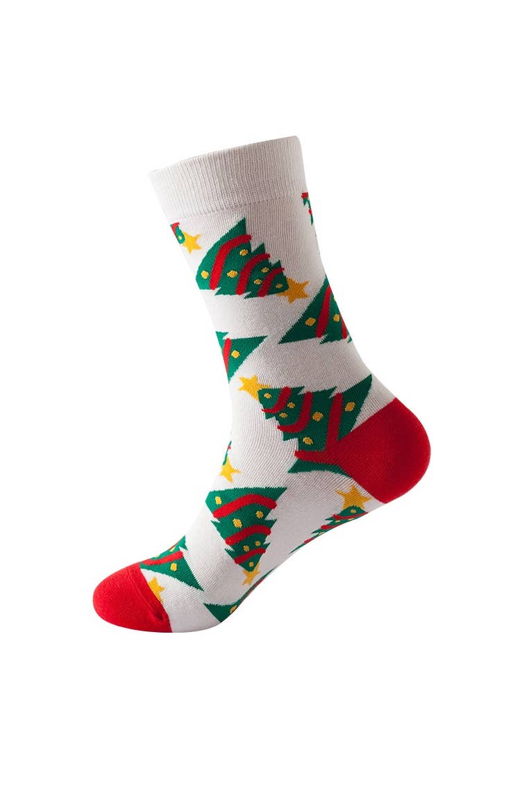 Marc JoJo – wholesale Strumpor - Dam – 🧦 Julstrumpor med Julgranar 🎄⭐0