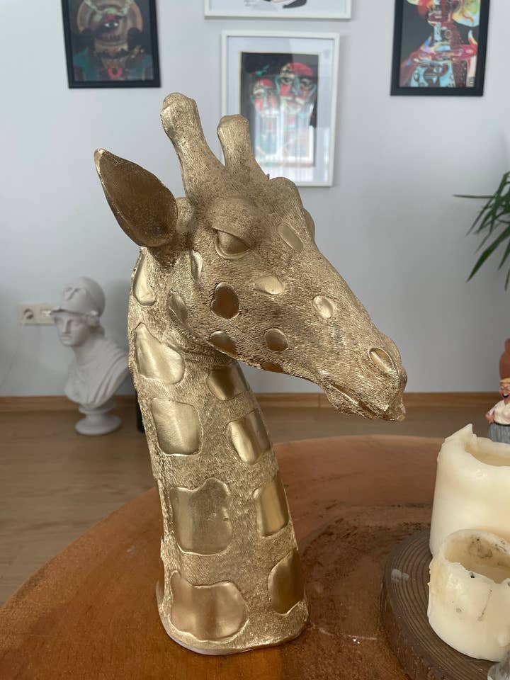 Grande sculpture en forme de girafe pour la vente par RomaArtSculptures