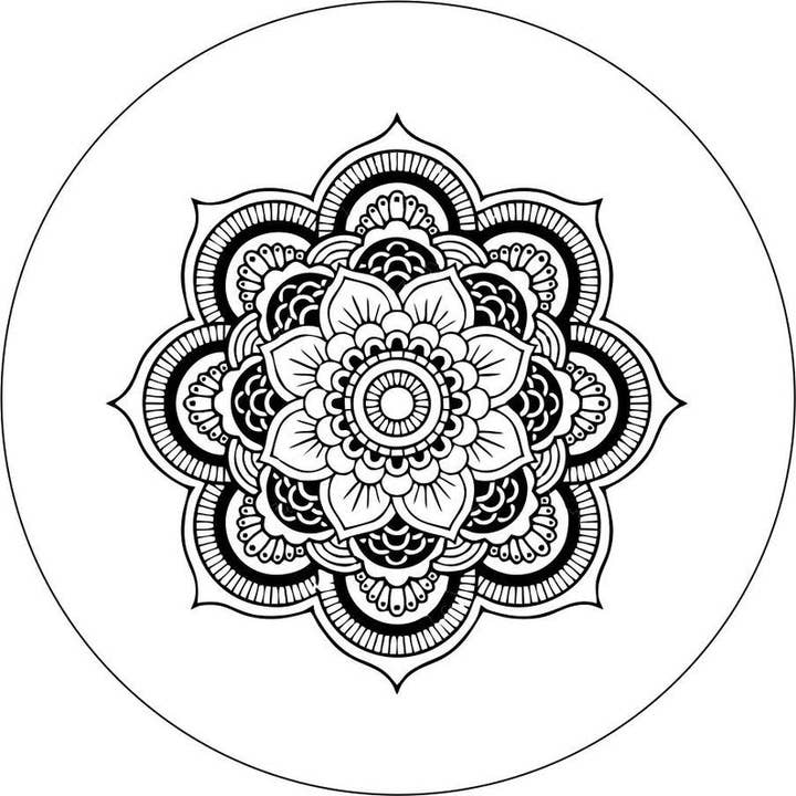 White Mandala White Rim Reservewielhoes voor wholesale door Dirty Acres