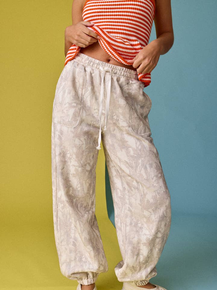 PP17524-2 CAMO JOGGER PANTS for wholesale by Papermoon