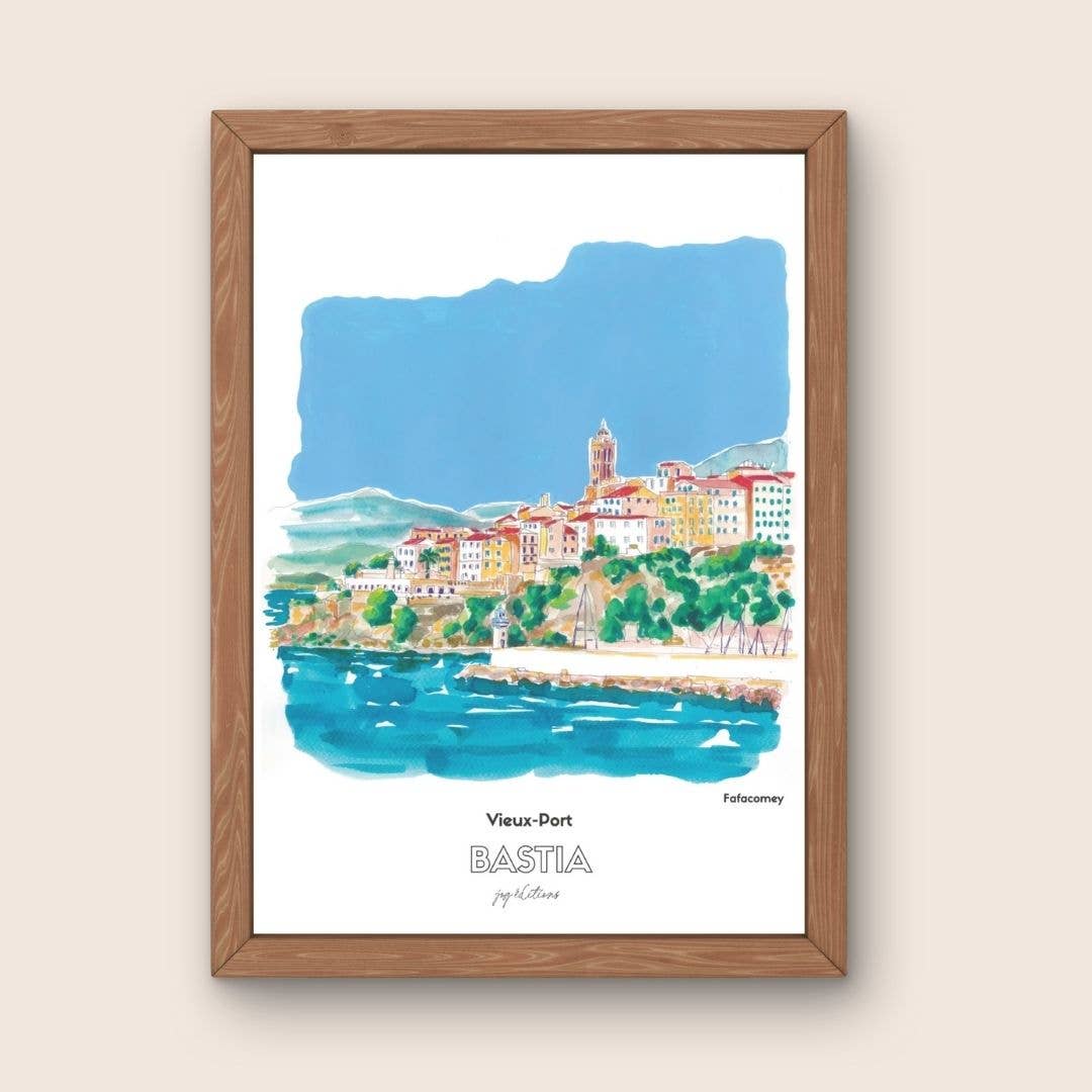 JOG | Maison d’éditions - Wholesale Art Print - Poster - Fafacomey - Bastia - Old Port3
