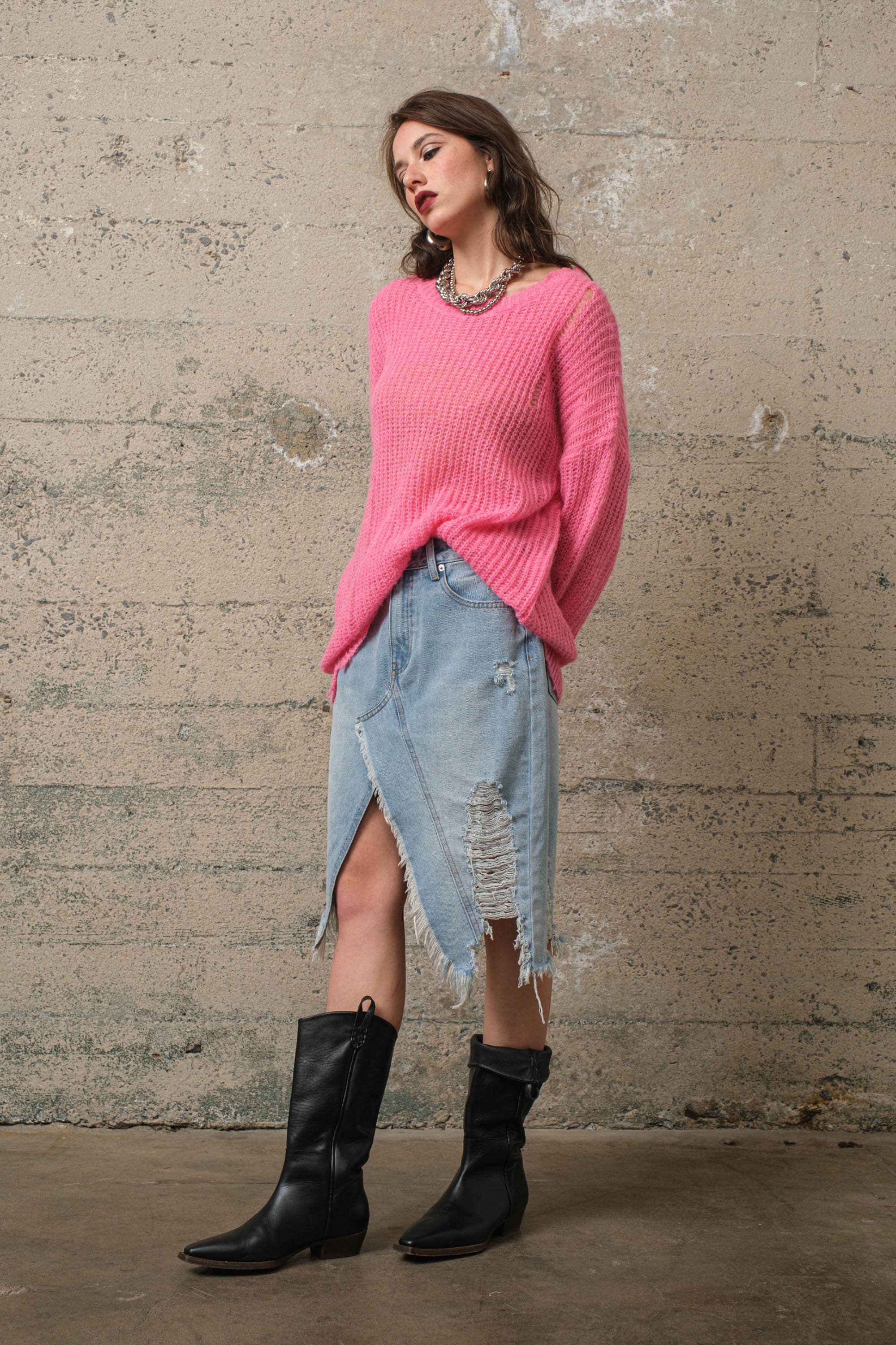 Signature 8 - Vente Pull en maille – femme - PULL VIEILLI S622224