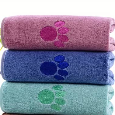 Toalla de microfibra ultra absorbente para perros y gatos para venta al por mayor de PET GREENS