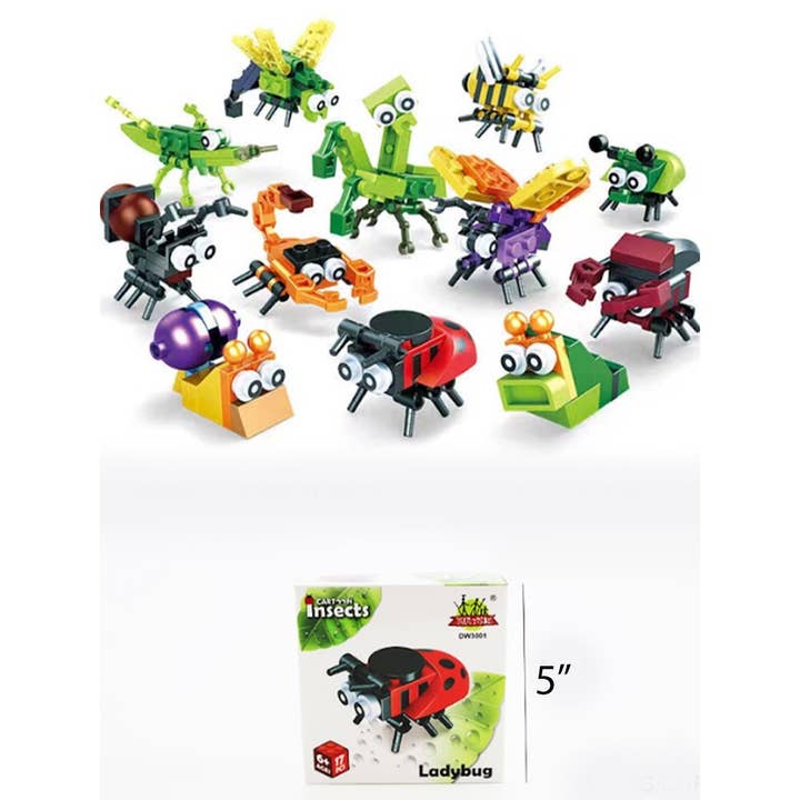 Insect Building Block Assembly Toy for wholesale by Funteze
