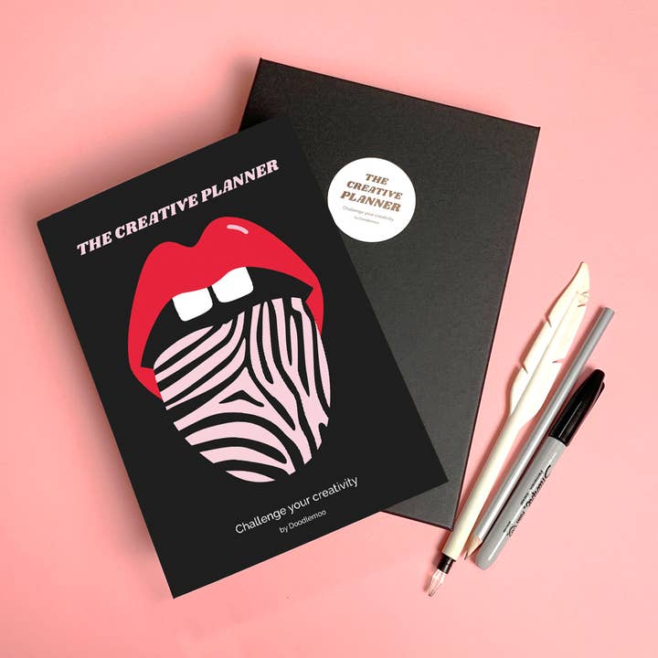 Creative Planner 'kiss Me' - Dateless Diary for wholesale by DOODLE MOO LTD