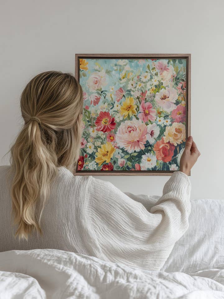 ÉCLAT DE SAISON, canvas wall art print for wholesale by Oleka Canvas