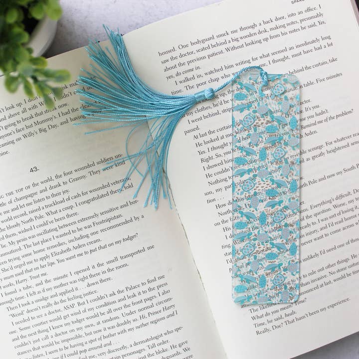Pearl's Custom Creations - Wholesale Bookmark - Turtle Bookmark1