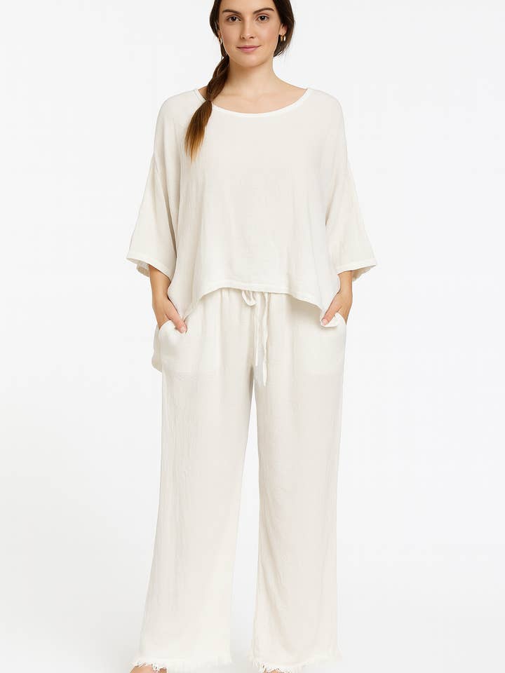 Gasväv Volangbyxor för wholesale av Marisima by Urban Mangoz