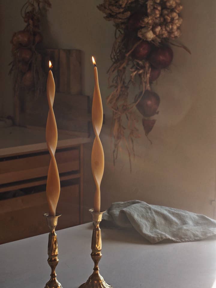 12” Ribbon taper pair for wholesale by Woven