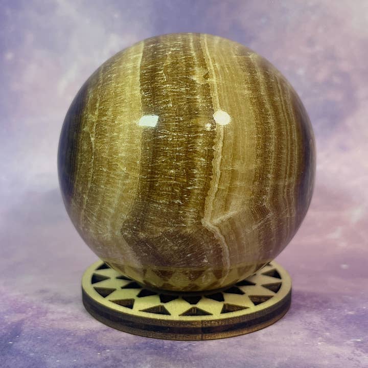 Mystical Moon Shop - Wholesale Spiritual Stone/Crystal - Chocolate Calcite Sphere0