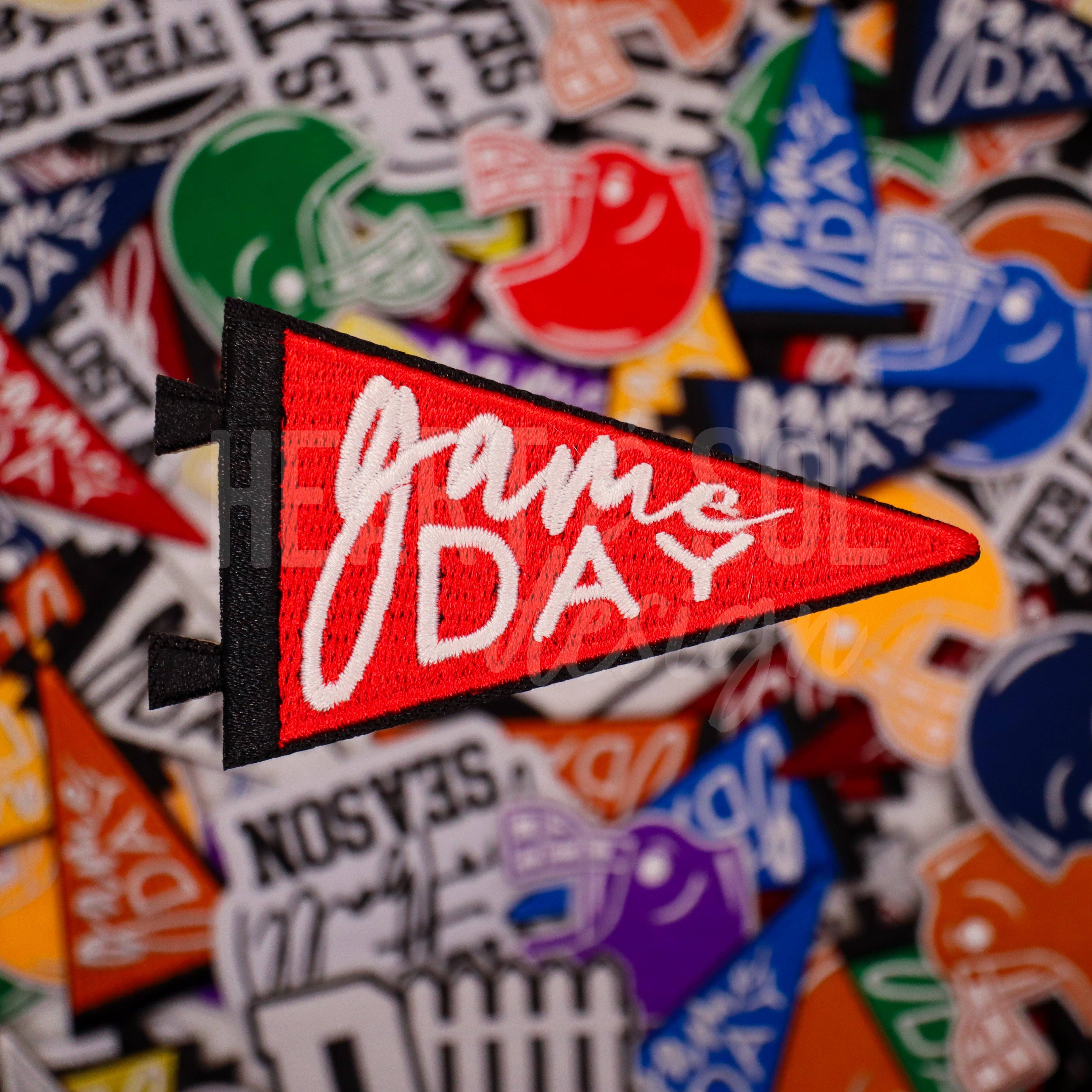 Heart & Sol Design - Wholesale Patch - GAME DAY PENNANT patch6