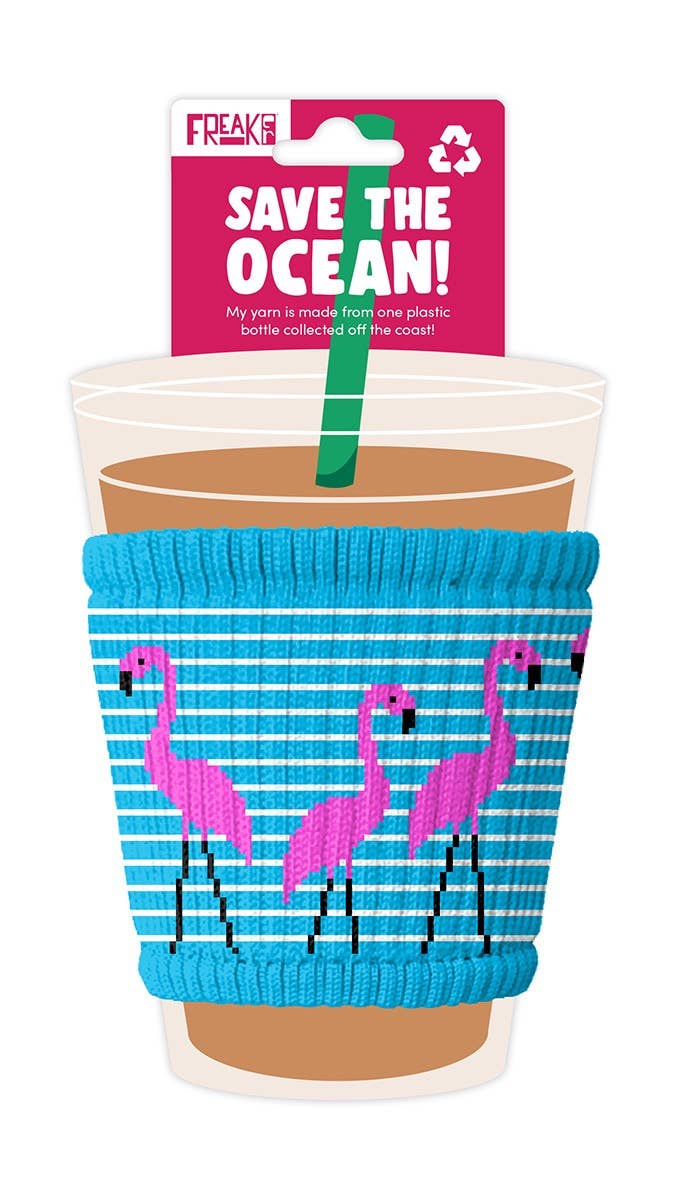 Freaker USA - Wholesale Drink Huggers & Koozies - Lawn Flamingo | Pint Glass, Coffee Cup Sleeve & Can Koozie1