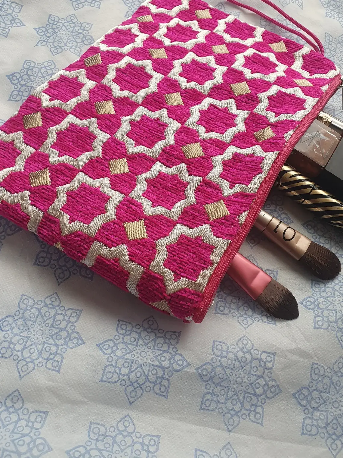 Moroccan Natural bazaar - Wholesale Makeup/Cosmetic Bag - Moroccan Ziliji Make Up bag, Cosmetic bag, Travel Toiletry13