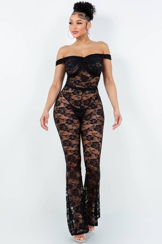 Belita Collection - Wholesale Top & Pant Set (NOT Loungewear) - Women's - Off Sholder W Pants Set2