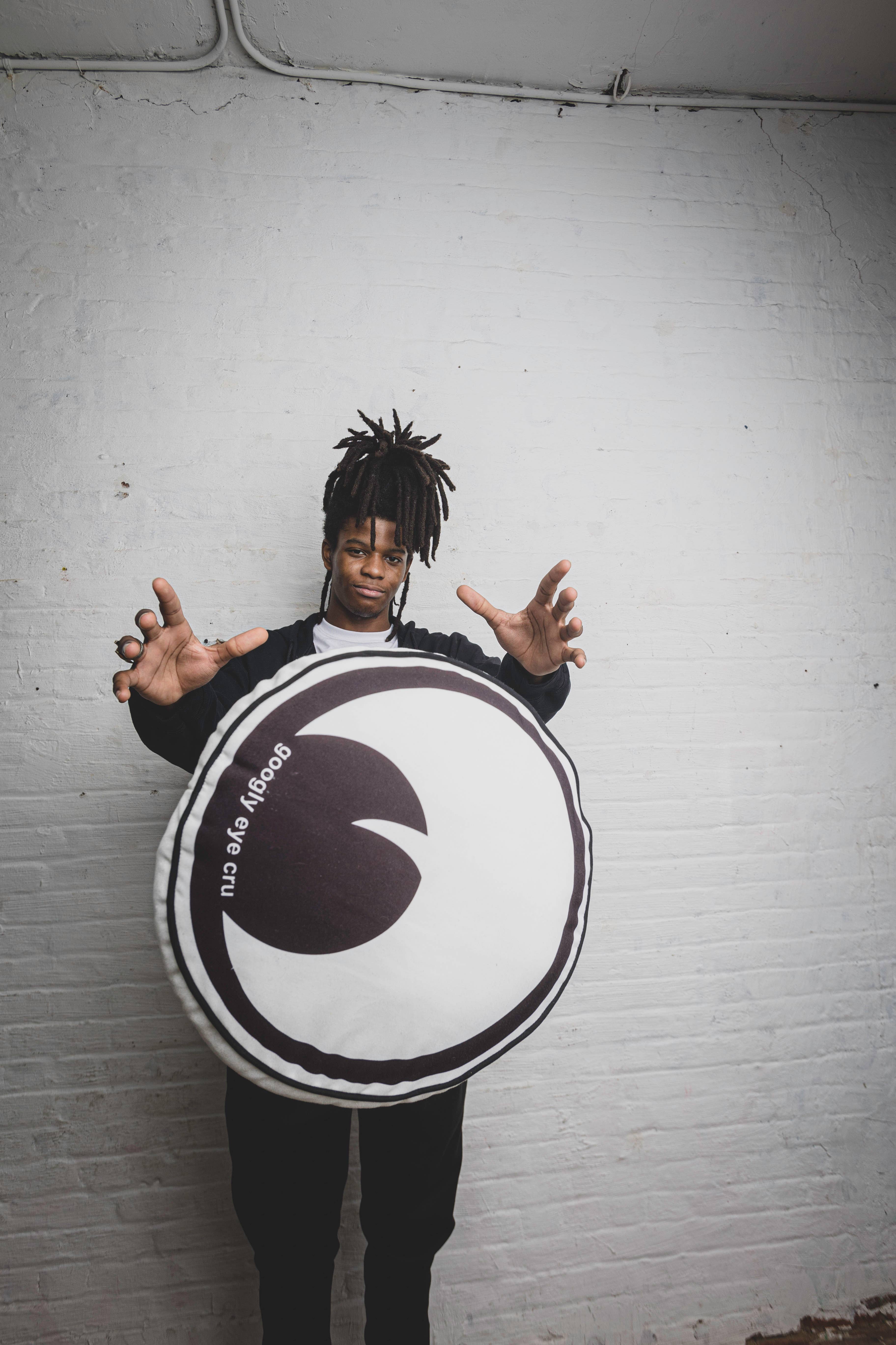 Googly Eye Cru - Wholesale Throw/Decorative Pillow - Googly Eye Cru Pillows5