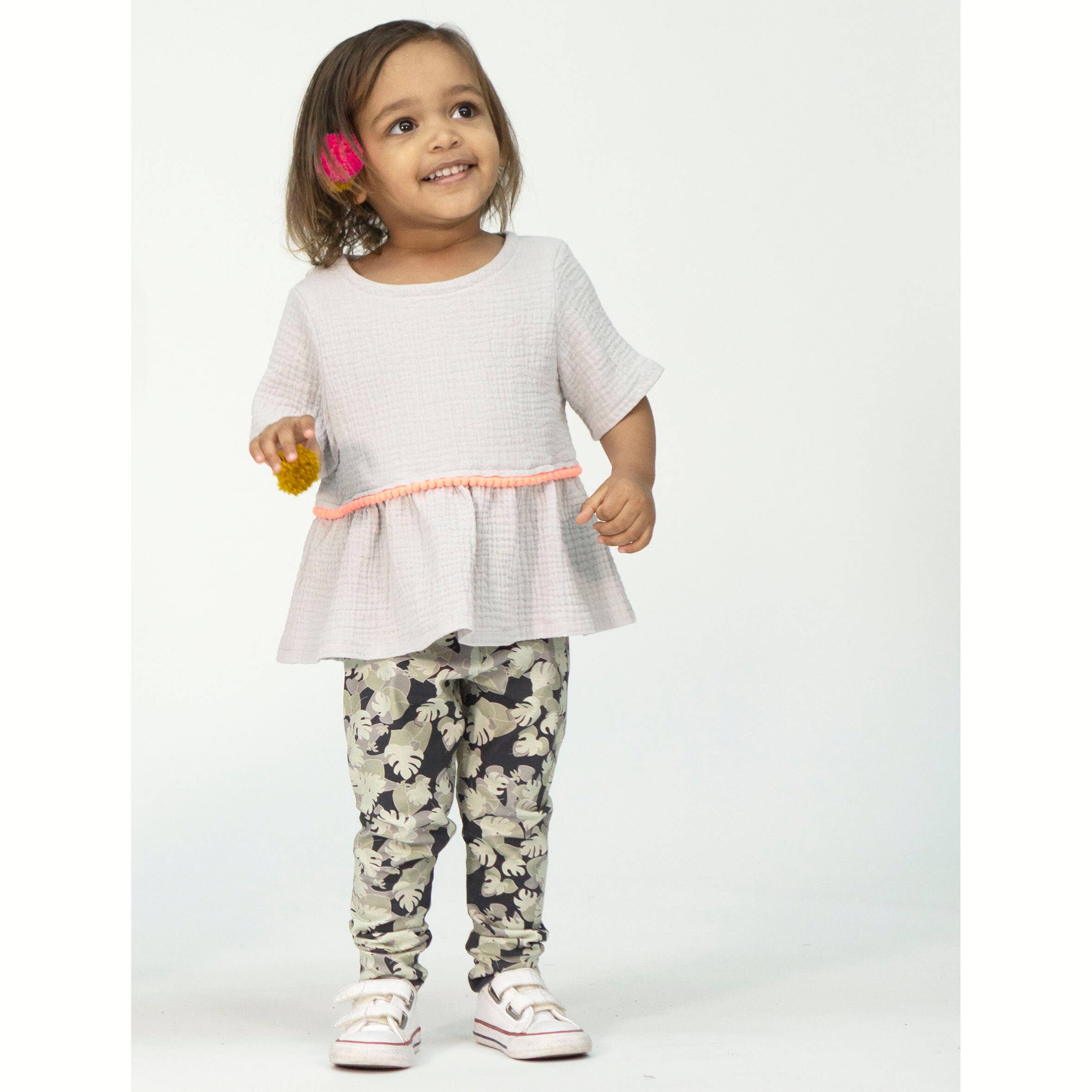 Pattern Paper Scissors – wholesale Surface pattern design – Kids Indi Woven Tunic Dress Sewing Pattern7